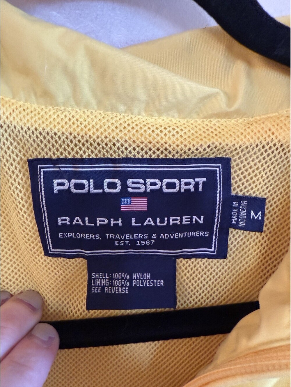 Polo Sport Ralph Lauren Men’s Colorblock Full Zip Hooded Windbreaker Sz M - Picture 4 of 9